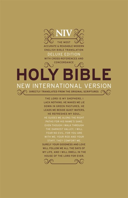 NIV Deluxe Hardback Bible