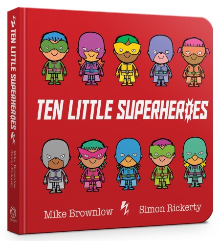 Ten Little Superheroes Board Book