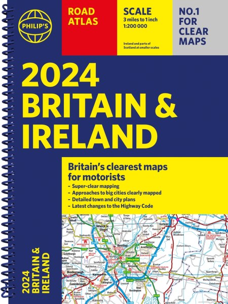 2024 Philip's Road Atlas Britain and Ireland