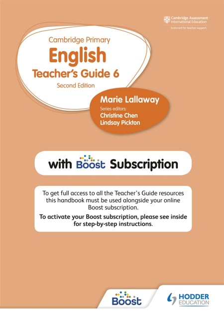 Cambridge Primary English Teacher's Guide Stage 6 with Boost Subscription