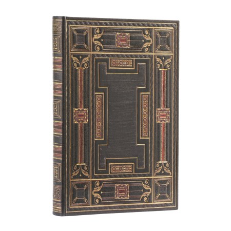 Onyx (Asterales) Mini Lined Hardback Journal (Elastic Band Closure)