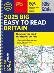 2025 Philip’s Big Easy to Read Britain Road Atlas