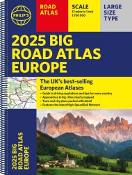 2025 Philip’s Big Road Atlas of Europe