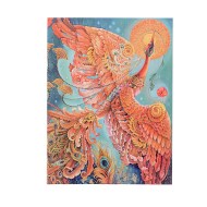 Firebird (Birds of Happiness) Ultra Unlined Hardback Journal (Elastic Band Closure)