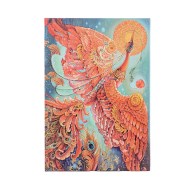 Firebird (Birds of Happiness) Midi Unlined Hardback Journal (Elastic Band Closure)