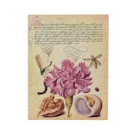 Pink Carnation (Mira Botanica) Ultra Lined Softcover Flexi Journal (Elastic Band Closure)