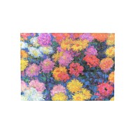 Monet’s Chrysanthemums Document Folder (Wrap Closure)