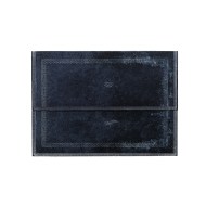 Inkblot (Old Leather Collection) Document Folder (Wrap Closure)