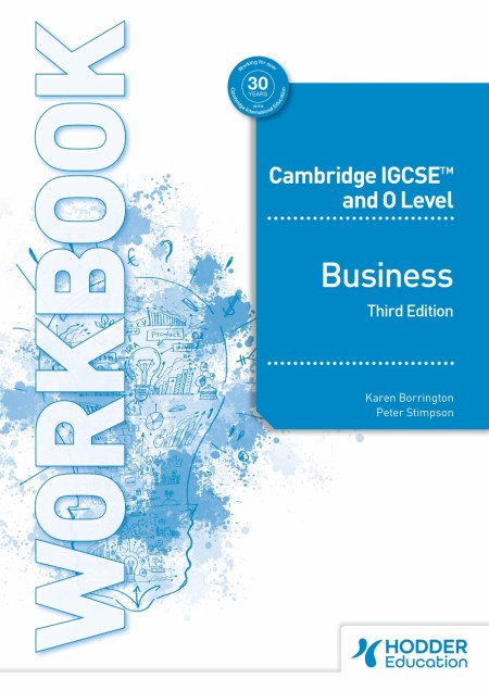 Cambridge IGCSE and O Level Business Workbook Third Edition