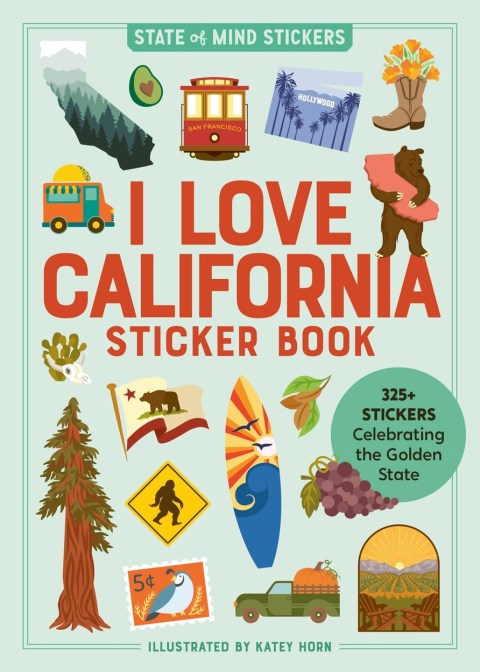 I Love California Sticker Book